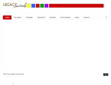 Tablet Screenshot of legacyleadership.com